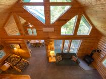 Loft view of the living areas.